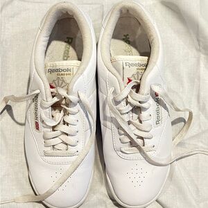 Reebok Classic White Leather Sneakers